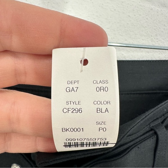 J. Crew Women's Size 0P Belted Wide Leg Trouser Black Pants Classic Work Career - Picture 6 of 9